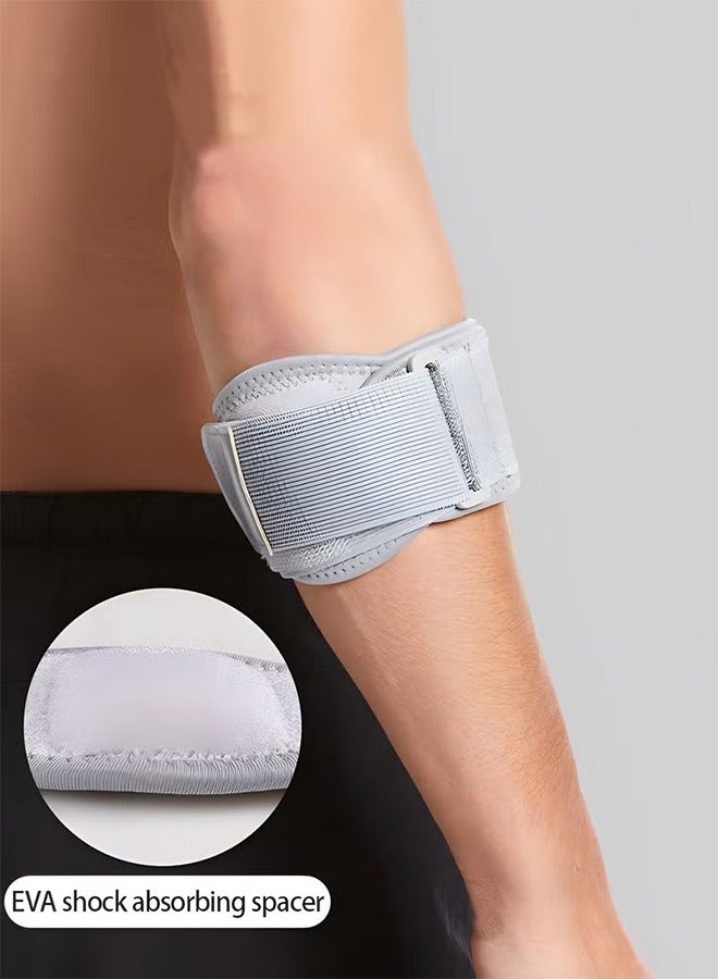 HY Tennis Elbow Braces for Tendonitis and Tennis Elbow,Golfers Elbow Forearm Brace Straps and Compression Pad,Wraps Tennis Elbow Support Band Relief,Counterforce Brace for Forearm Support - Image 5