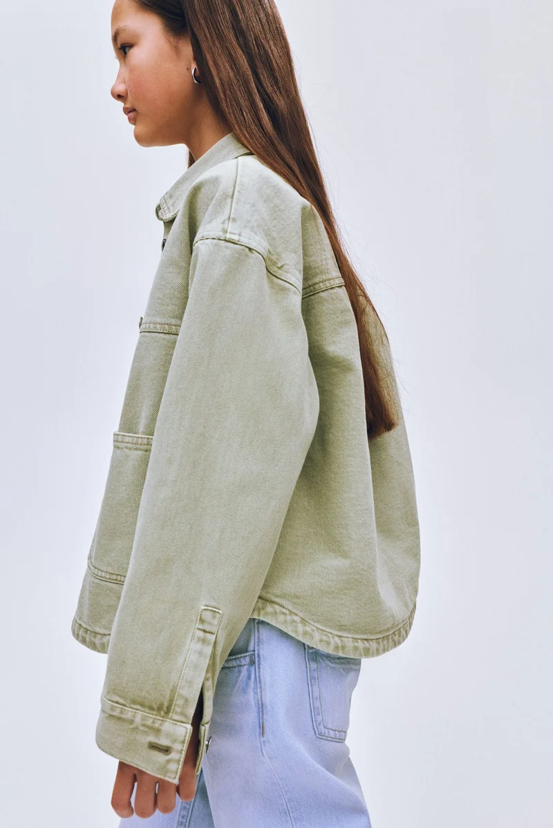 اتش اند ام جاكيت خفيف من تويل القطن