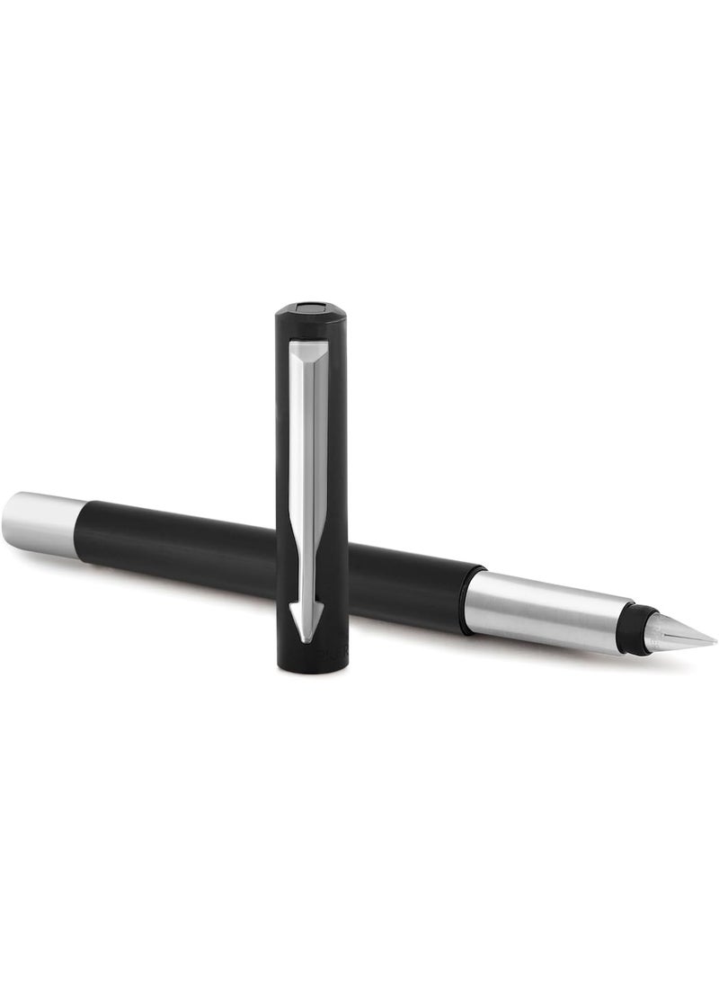 باركر قلم حبر باركر فيكتور القياسي (جسم أسود) مع خرطوشة واحدة مجانية - Image 4