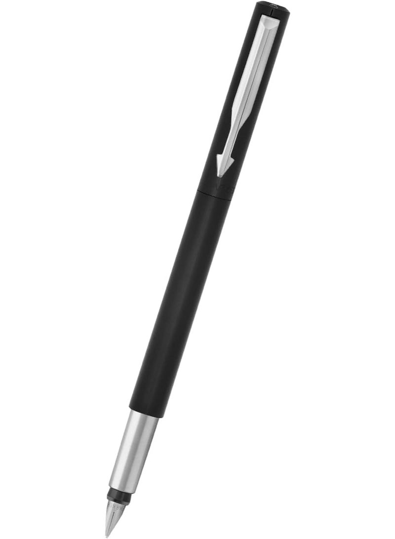 باركر قلم حبر باركر فيكتور القياسي (جسم أسود) مع خرطوشة واحدة مجانية - Image 3