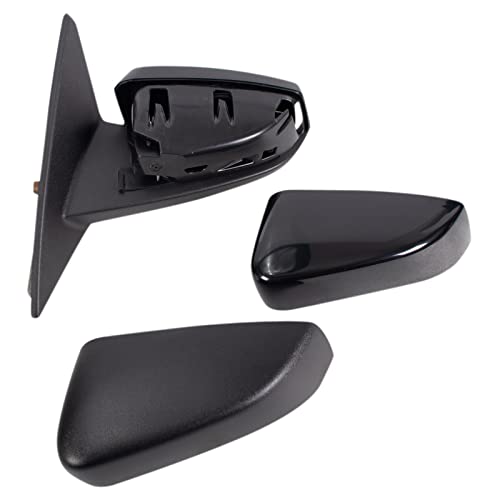 TRQ Left Mirror Cover Finish: 1 Smooth & 1 Textured Drivers Side Compatible with 2011-2012 Ford Mustang FO1320450 - Image 3