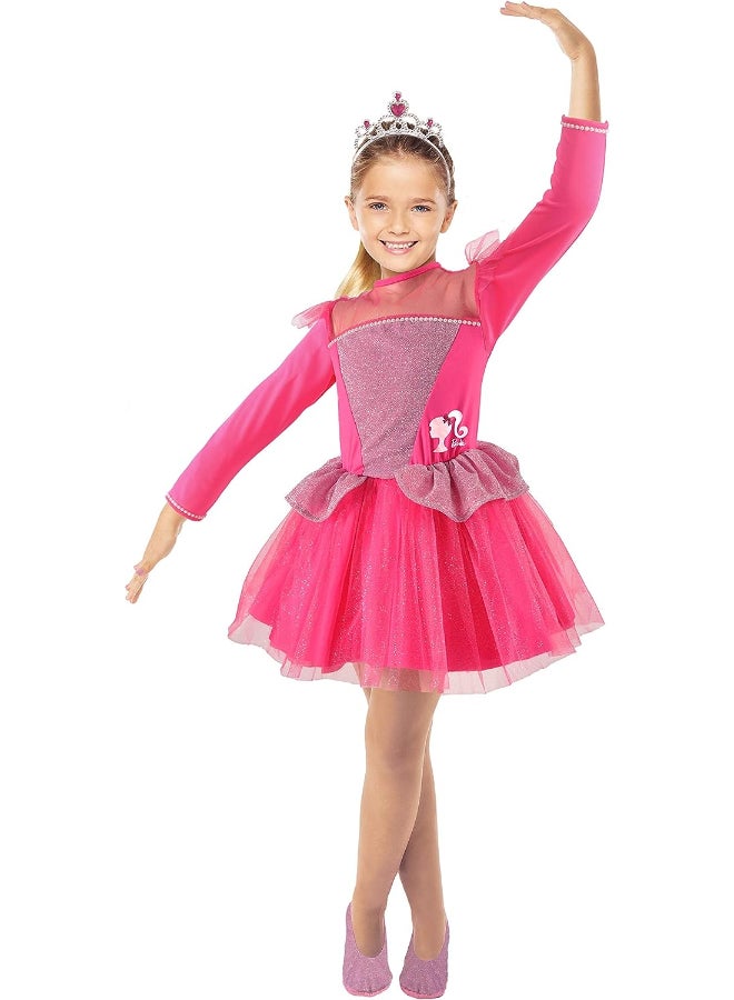 Ciao زي باربي باليرينا للفتيات من 3-4 سنوات | زي باربي مرخص | يتضمن فستان، أحذية وتاج - Image 1