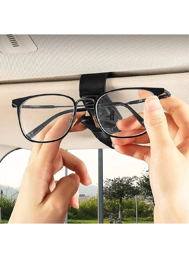 Generic valueable 1 Double Car Glasses Holder, Practical and Elegant - Keeps Glasses Safely in Place - Includes a Slot for Cards and IDs - Compact Space-Saving Design - Easy to Install and Use - Suitable for Cars - Image 5