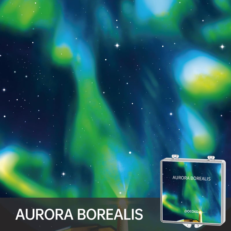 POCOCO Aurora and Deep Sea Series Discs, 5K Resolution, Realistic Patterns, 6 Pieces - Image 3