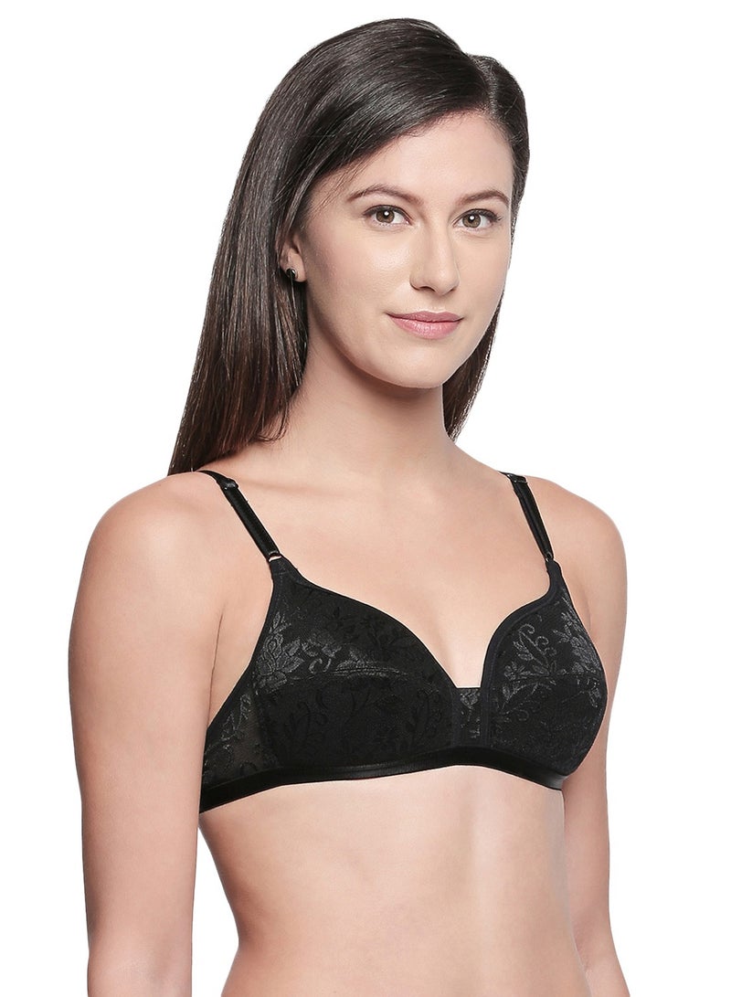 Bodycare Ladies Jacquard Mesh Padded Bra - Comfortable & Stylish Daily Wear - Image 2