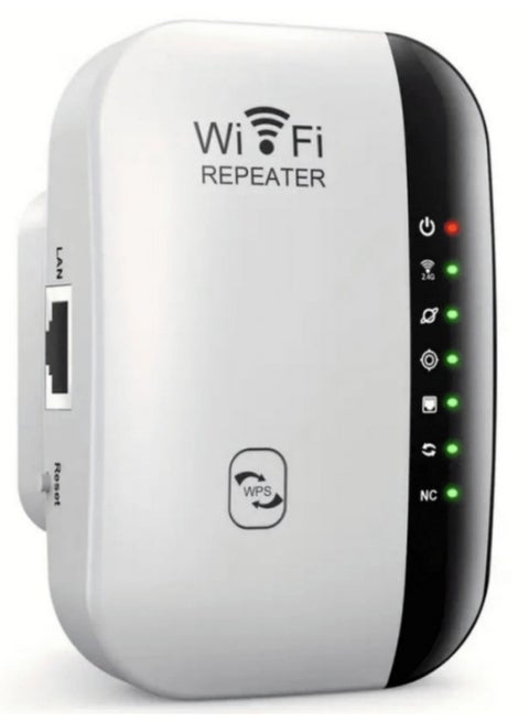 WiFi Range Extender, Wireless Repeater with Stable Signal Enhancement and 360° Full Coverage, Support 2 Modes, High-Speed Transmission, Encrypted & Secure Connection, Easy Installation & Plug and Play