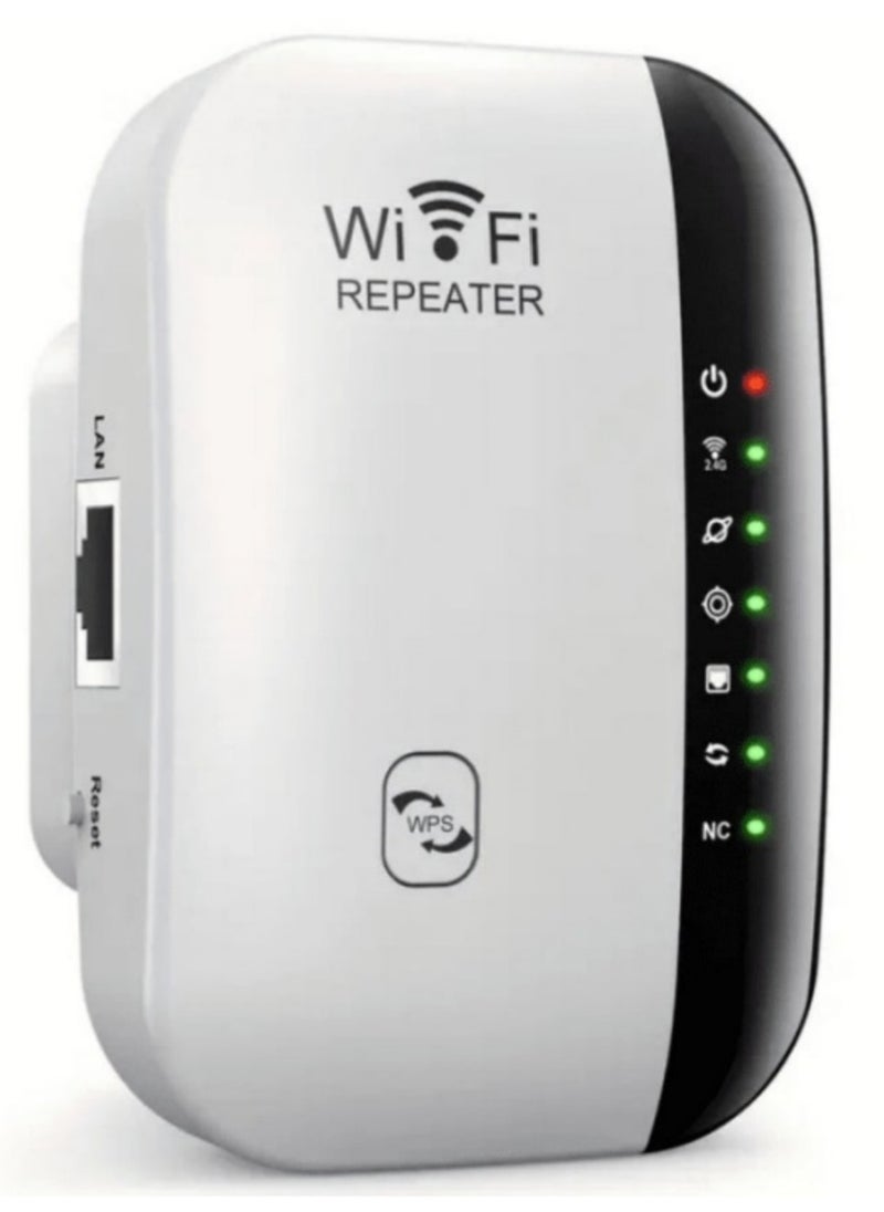XiaoGiqi WiFi Range Extender, Wireless Repeater with Stable Signal Enhancement and 360° Full Coverage, Support 2 Modes, High-Speed Transmission, Encrypted & Secure Connection, Easy Installation & Plug and Play  - Image 1