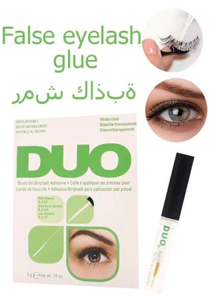 False Eyelash Glue 5g Clear, No Adhesive Marks, Stick Firmly, Grafting Eyelash Glue, Non Irritating, Fast Drying, Easy to Use, Safe for Sensitive Eyes and Skin, Adhesive - pzsku/Z4095E82610262CB80813Z/45/_/1714102300/e3f61219-7e55-4cc0-b046-05f43fc83b4a