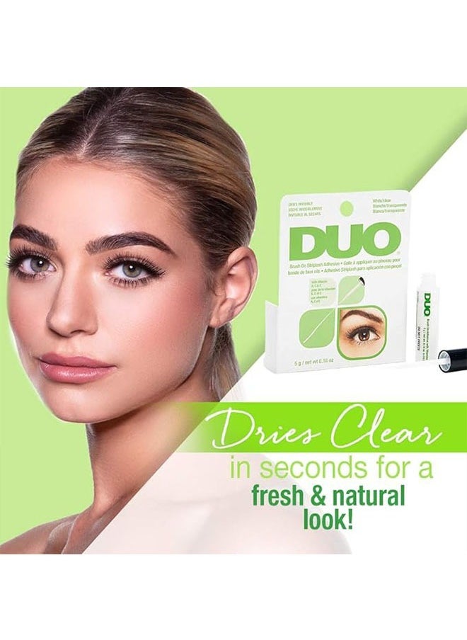 Duo - False Eyelash Glue 5g Clear, No Adhesive Marks, Stick Firmly, Grafting Eyelash Glue, Non Irritating, Fast Drying, Easy to Use, Safe for Sensitive Eyes and Skin, Adhesive - Image 1