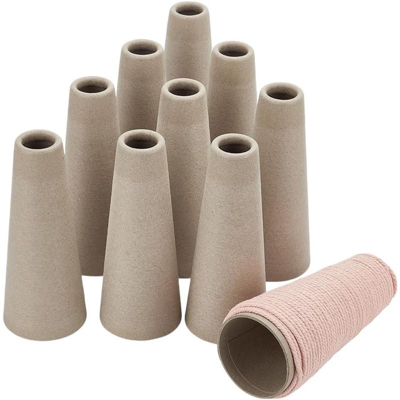 PH PandaHall 10pcs Wool Winding Tube Yarn Ball Winding Tube Kitting Winder Weave Tube Yarn Organizer Storage Weave Tube Cardboard Tube DIY Knitting Tube for Sewing Accessories 7x28inch - Image 2