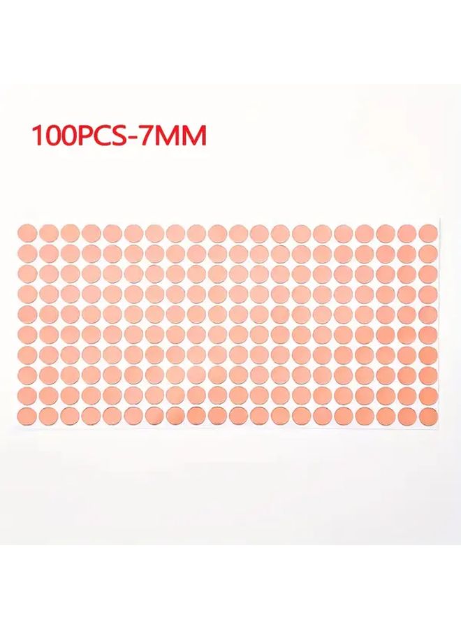 100pcs 7mm Double Sided Conductive Copper Foil Tape Dots For EMI Shielding Anti Static - Image 1