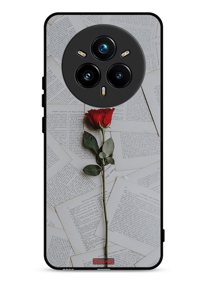 Tolwak غطاء حماية لجهاز Realme 14 Pro Plus 5G - وردي على الورق