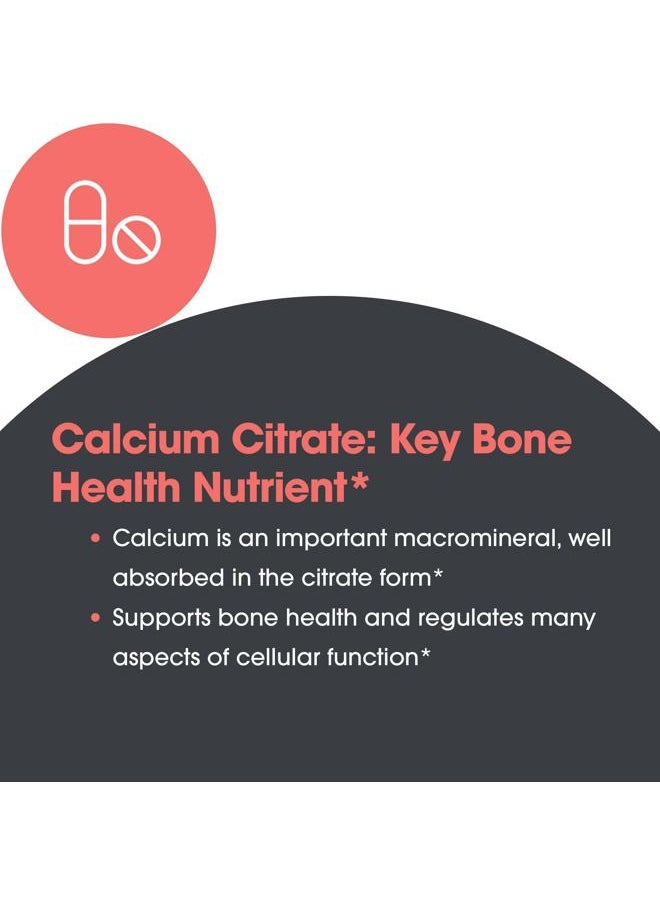 Allergy Research Group - Calcium Citrate - Pure Calcium, Bone Strength, Well-Absorbed, Without Vitamin D, Calcium Only, 150mg Supplement, Vegetarian Capsules - 180 Count - Image 1
