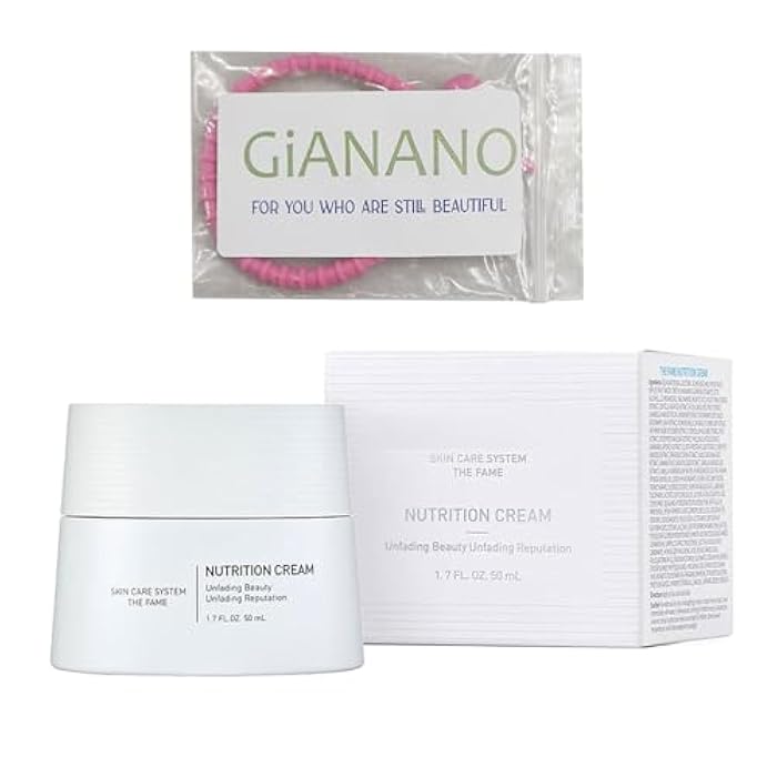 GIANANO Korean beauty, skin care system Hydrating & Moisturizing Face Cream for Soft Skin For A.t.o.m.y The Fame Nutrition Cream, 50ml /1.7fl.oz. - Image 1