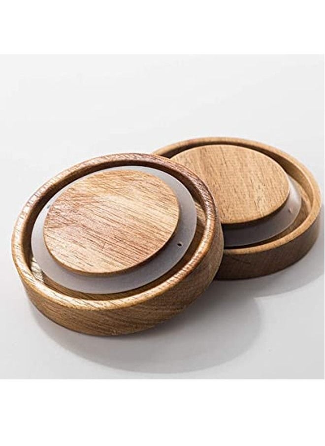NKX Glass Food Storage Acacia Wooden Jar  - Image 2