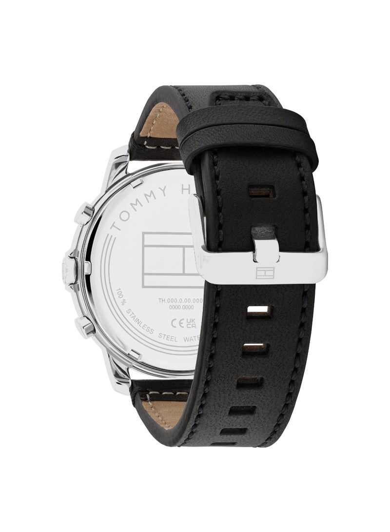 TOMMY HILFIGER ساعة رجالية دائرية أنالوج بعلبة خضراء - 1792151 - Image 3