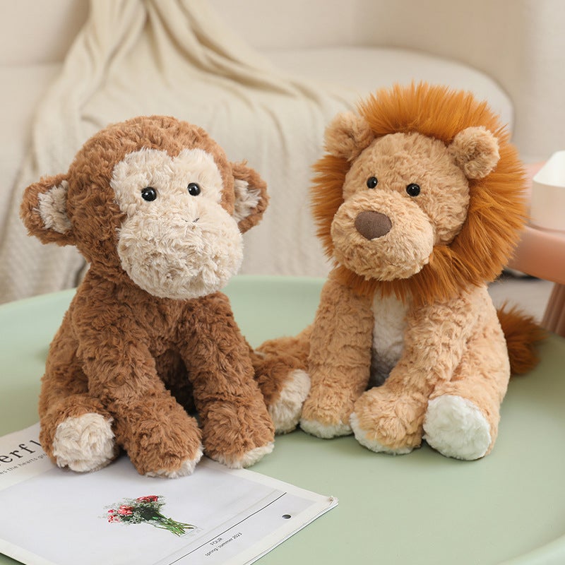 Plush Monkey Sitting Position Soft Toy - Image 4