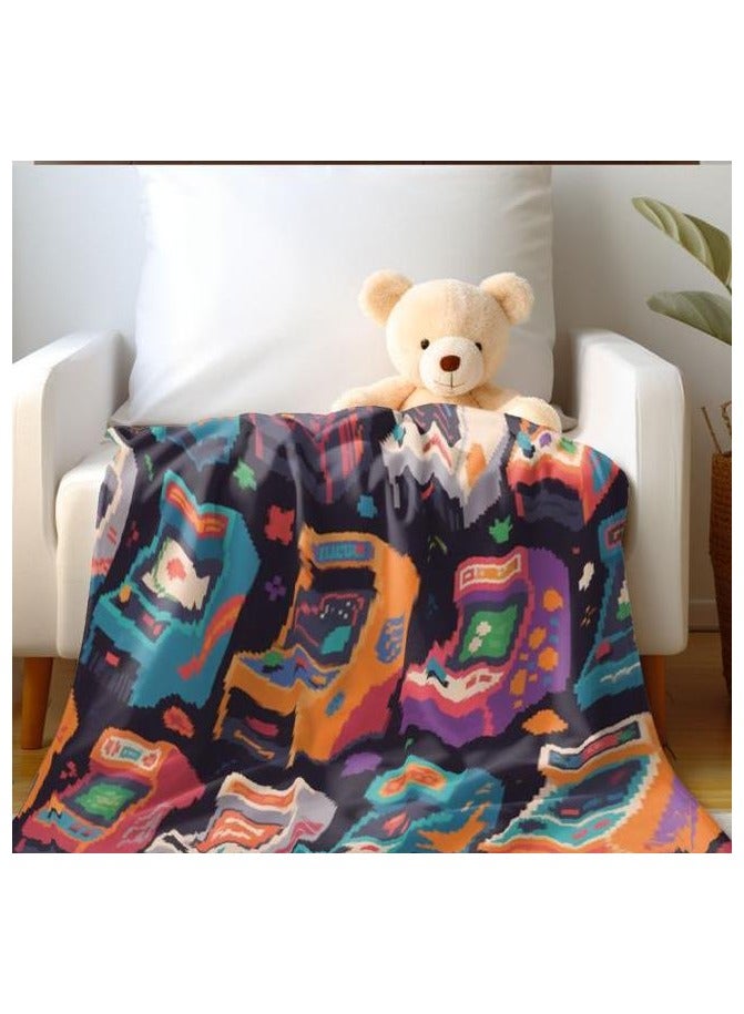 عام بطانية رقيقة من الفانيلا (دافئة ومريحة، ومناسبة للنوم واستخدام الألعاب وإزالة الغبار ومقاومة للرمل) 150 سم * 200 سم - 170 - Image 1