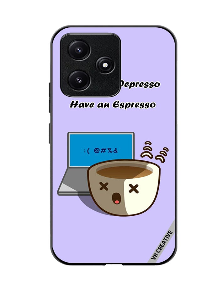 VR CREATIVE Protective Case Cover For Xiaomi Poco M6 Pro 5G Quote Design Multicolour - Image 1