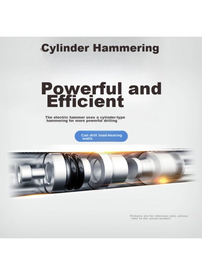 DONG Cheng Dongcheng Light Electric Hammer Wzc800-26 , Impact Drill, Electric Drill, Multi-functional Power Tool - Image 2