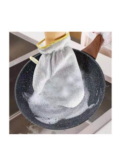 Generic Kitchen Cleaning Wire-Enhanced Dishwashing Gloves for Kitchen Use, Reusable and Waterproof Household Gloves for Laundry and Gardening, Durable Washing Gloves for Dishes.  - Image 2