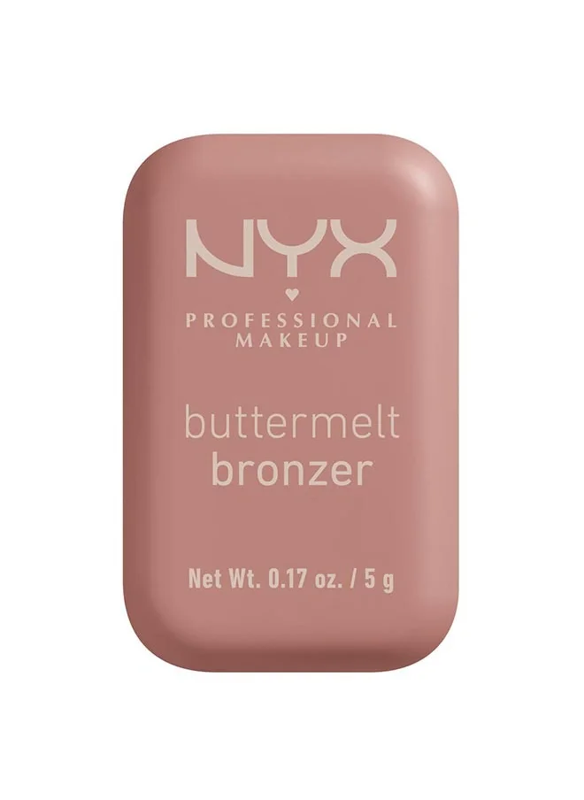 NYX PROFESSIONAL MAKEUP NYX Professional Makeup Buttermelt Bronzer, Powder Bronzer, 12 HR Wear, Fade Resistant & Transfer Resistant, Butta Cup