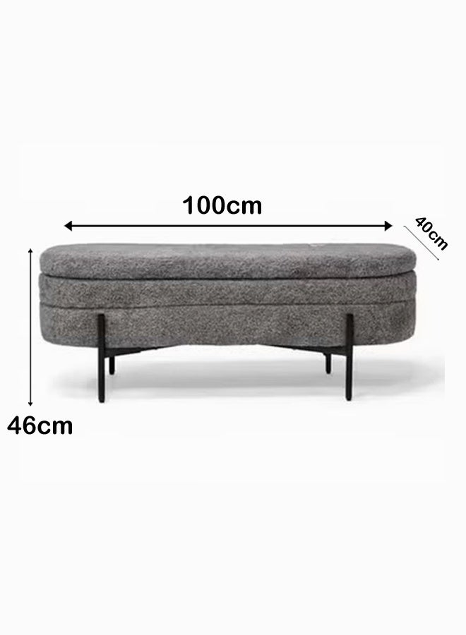 Living Modern Storage Bench For Bedroom, Living Room 100x46x40 CM - Image 4