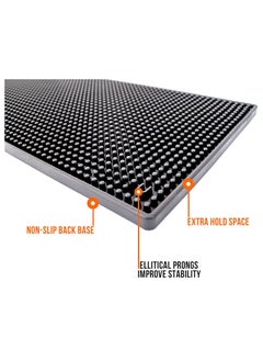 MIBRU Dish Drying Silicone Coffee Rubber Bar Service Spill Mat Black 20 x 40cm  - Image 5