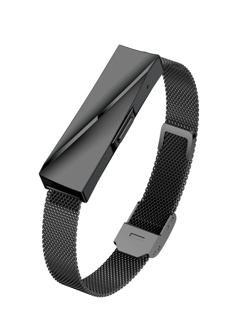 LIGE Couple Interaction Function Waterproof Smart Band for Men and Ladies Pedometer Health Monitoring Sport Fitness Tracker with Double Black Replaceable Strap - Image 2