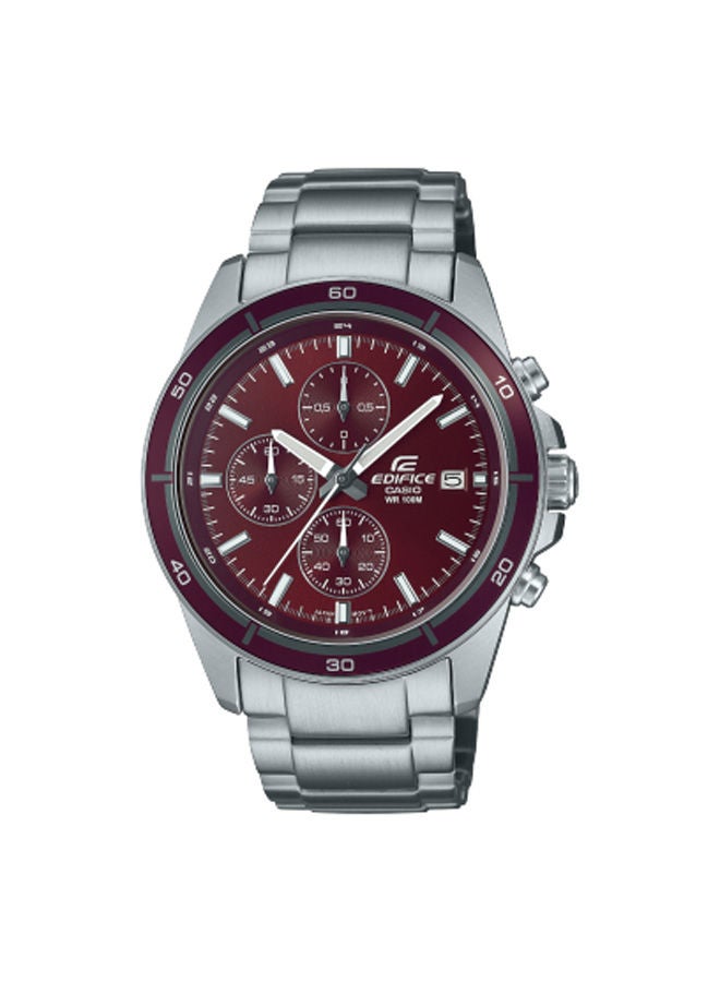 EDIFICE CASIO Stainless Steel Chronograph Watch EFR-526D-5CVUDF - Image 1