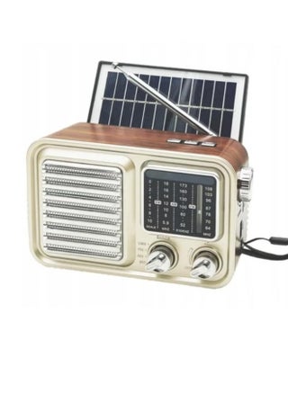 Solar Wireless BT Audio Radio FM - AM  Bluetooth Audio TF Card USB Flash disk Aux playback ,Rechargeable Radio, Radio AM FM Transistor with Best Sound, Solar/Battery Operated Radio, Support TF Card/USB Playing - pzsku/Z409677F04728651C2A10Z/45/1745793733/5bb48261-2d4e-408c-82a2-772219d5d87f