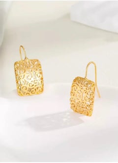 GOLDMAX Elegant 21k Gold Plated Earrings For Women  - Image 3