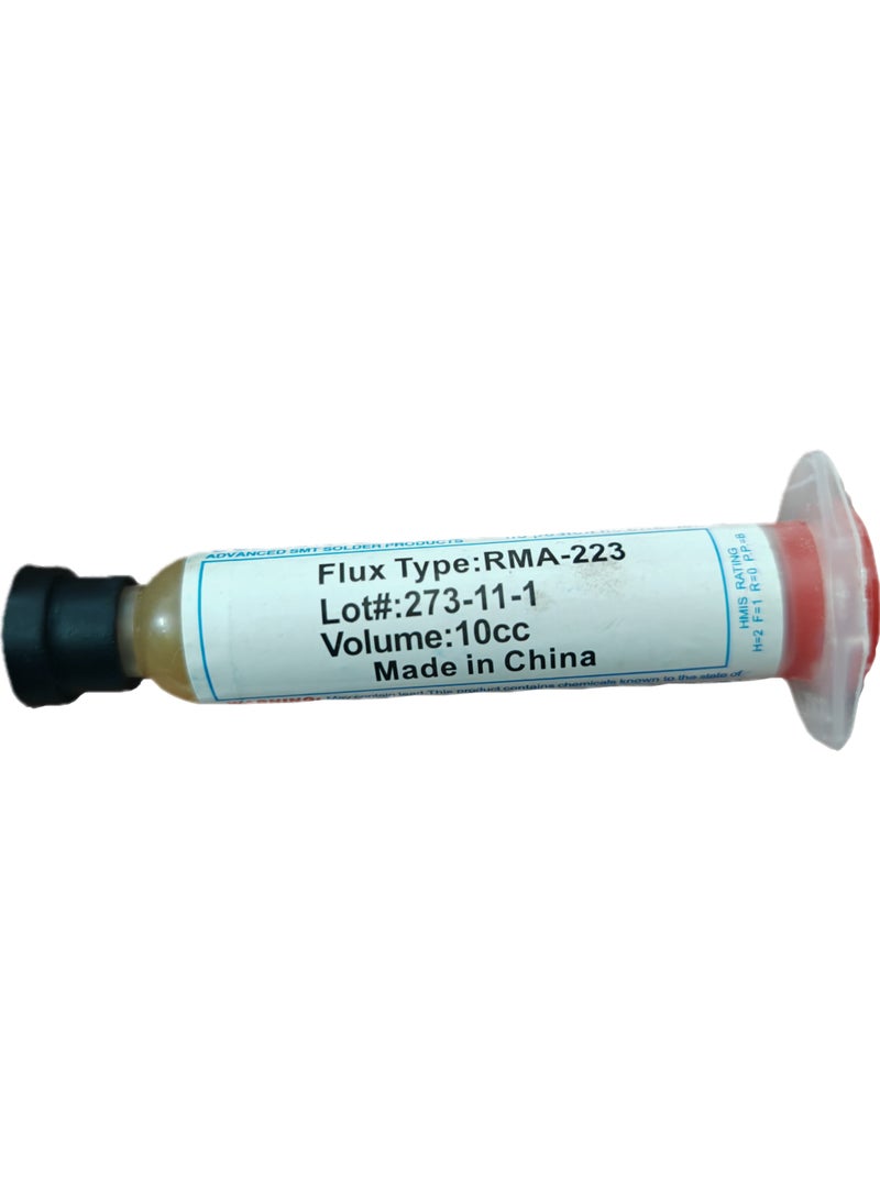 RMA-223 Soldering Flux Paste in Syringe – RMA Flux for PCB, Electronics, and Soldering Projects - Image 1