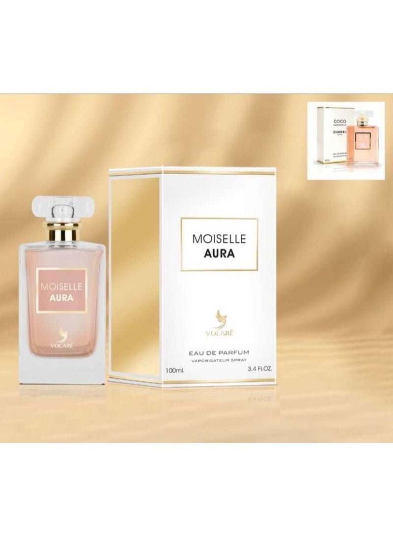 VOLARE Moiselle Aura Eau de Parfum For Women ( Inspired by Chanel Coco Mademoiselle ) - 100 ml  - Image 2