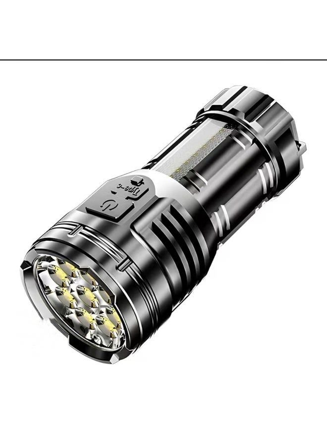 New Ultra Bright Nine-Core Powerful Flashlight