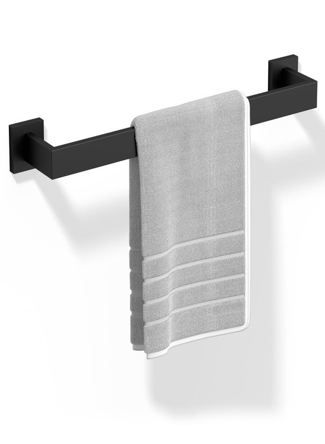 HITSLAM Bath Towel Bar, 18 Inch Towel Rack for Bathroom Wall Mounted, SUS304 Stainless Steel Towel Holder with Hardware Accessories, Matte Black - Image 1