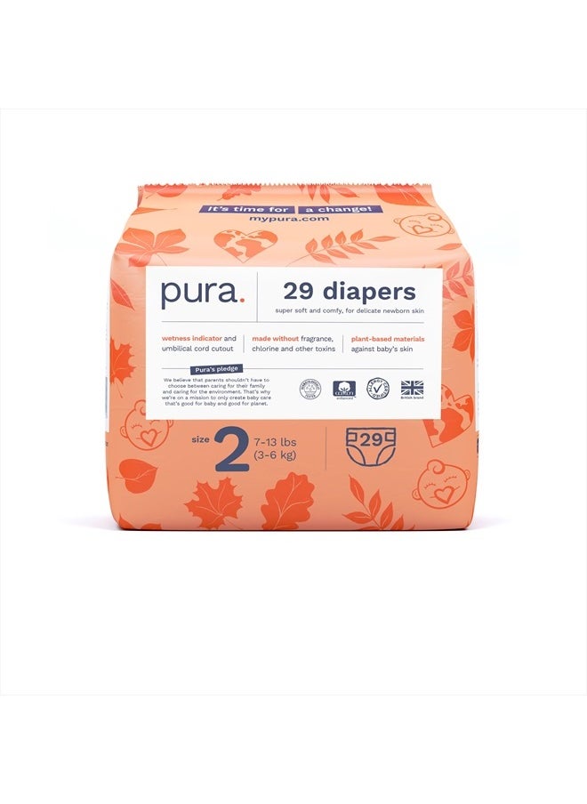 Size 2 Eco-Friendly Diapers (7-13 lbs) TCF, Hypoallergenic, Soft Organic Cotton Comfort, Sustainable, Wetness Indictor. Allergy UK, Paper Packaging. 1 Pack of 29 - pzsku/Z4096BE3219040C2595CBZ/45/_/1715456205/dd1e725c-1acb-44ff-9c45-f06f0dffe2ce