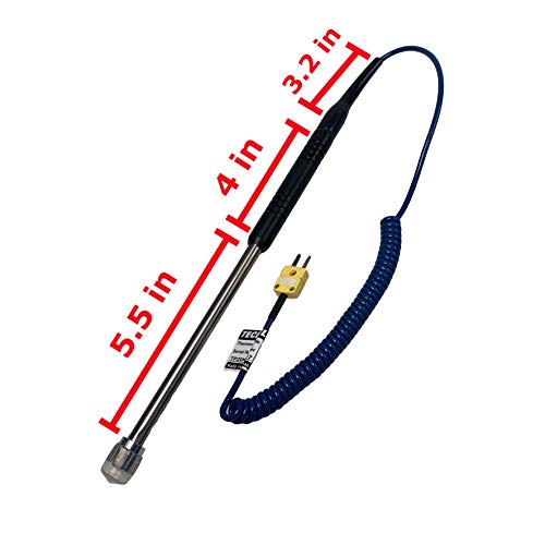 TECPEL TPK-04 Surface Thermocouple Probe, Type K, -58 to 932°F (-50 to 500°C) - Image 2