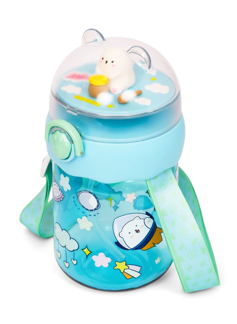 Eazy Kids Water Bottle 580 Ml With Straw  - Image 2