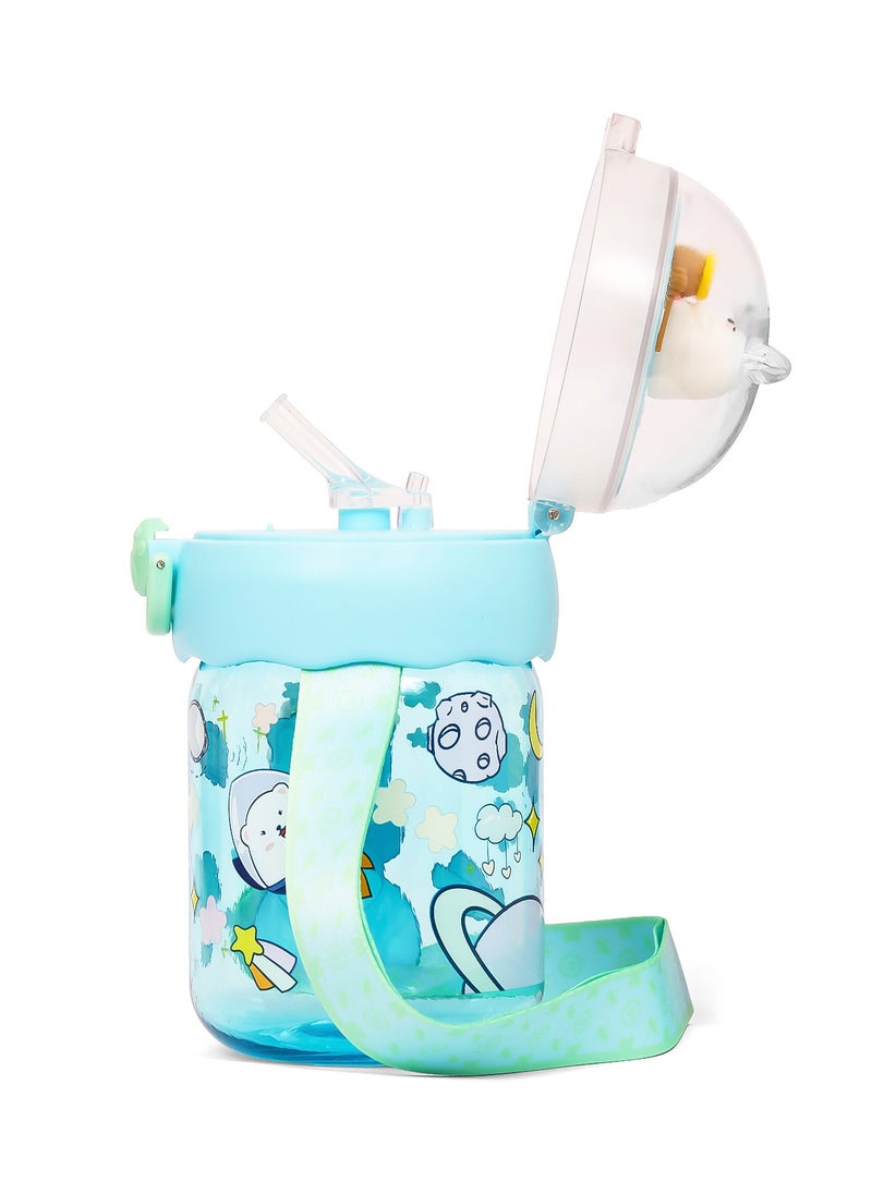 Eazy Kids Water Bottle 580 Ml With Straw  - Image 4