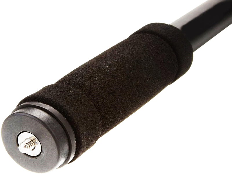Hanumex® Professional Heavy Duty Monopod with Dual Mount Thread Adapter (1/4Inch and 3/8Inch) | Italian Flip Locks | Rubber Grip | Upto 5Kg Payload, Black - Image 3