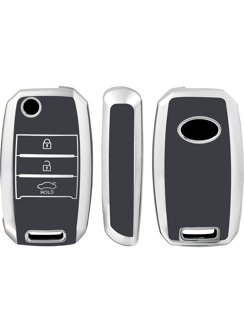 Car Key Cover, 3 Buttons, Suitable for Kia Sportage, Rio, Sorento, Carens, Optima, Soul, Picanto, Forte, Cerato, Ceed, Venga, Cadenza, Carnival, K3, K5Car Key Cover, 3 Buttons, Suitable for Kia Sportage, Rio, Sorento, Carens, Optima, Soul, Picanto, Forte, Cerato, Ceed, Venga, Cadenza, Carnival, K3, K5 - Image 2