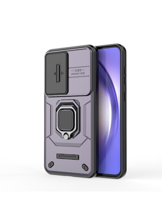 S-TOP Case For Samsung Galaxy A36 5G Sliding Camshield TPU + PC Shockproof Phone Case with Holder - Image 1