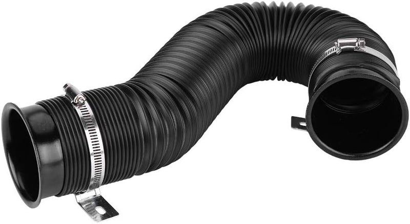 AUTO MT Intake Pipe Flexible Car Turbo Multi Flexible Cold Air Intake Pipe Tube Duct KIT Intake Inlet Hose Kit Universal Kit (BLACK-FLEXIBLE INTAKE PIPE) - Image 2