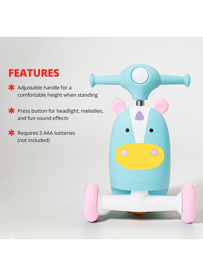سكيب هوب Skip Hop Zoo 3-in-1 Ride On Toy – Walker, Ride-On & Scooter for Ages 1-3 - Image 5