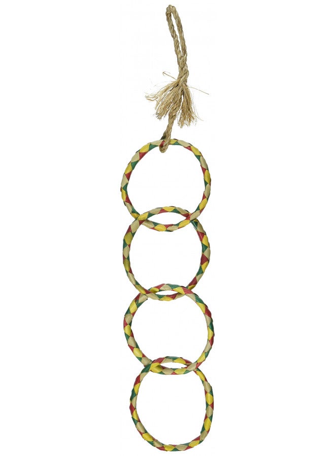 Planet Pleasures 4 Ring Chain 17" Small Bird Toy
