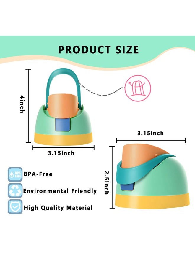 NTIERA Replacement Lid for Owala Freesip Water Bottle, Compatible with Owala Lid and Cap, Premium Accessories for 16oz 24oz 32oz 40oz Bottles,Leak-Proof,BPA-Free(Mint Green) - Image 3