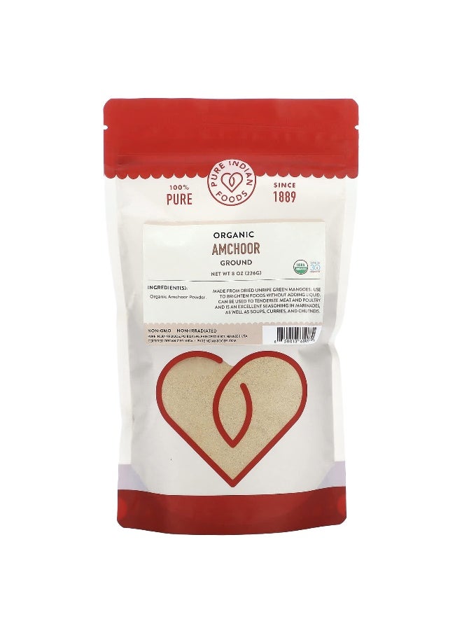 Pure Indian Foods Pure Indian Foods, Organic Amchoor, Ground, 8 oz (226 g)  - Image 1