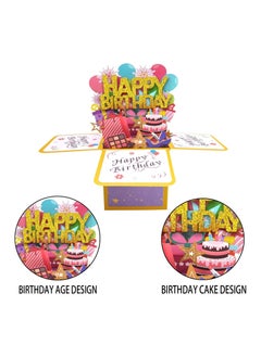 3D Happy Birthday Card, Paper Pop Up Birthday Cards Greeting Cards with Blank Card and Envelope, Unique Birthday Gift for Women Men Kids Husband Wife Mom Dad Daughter - pzsku/Z40972E2CEF45DE58D38EZ/45/_/1727603477/d8e907ba-9441-43a7-b490-d289c0b08998