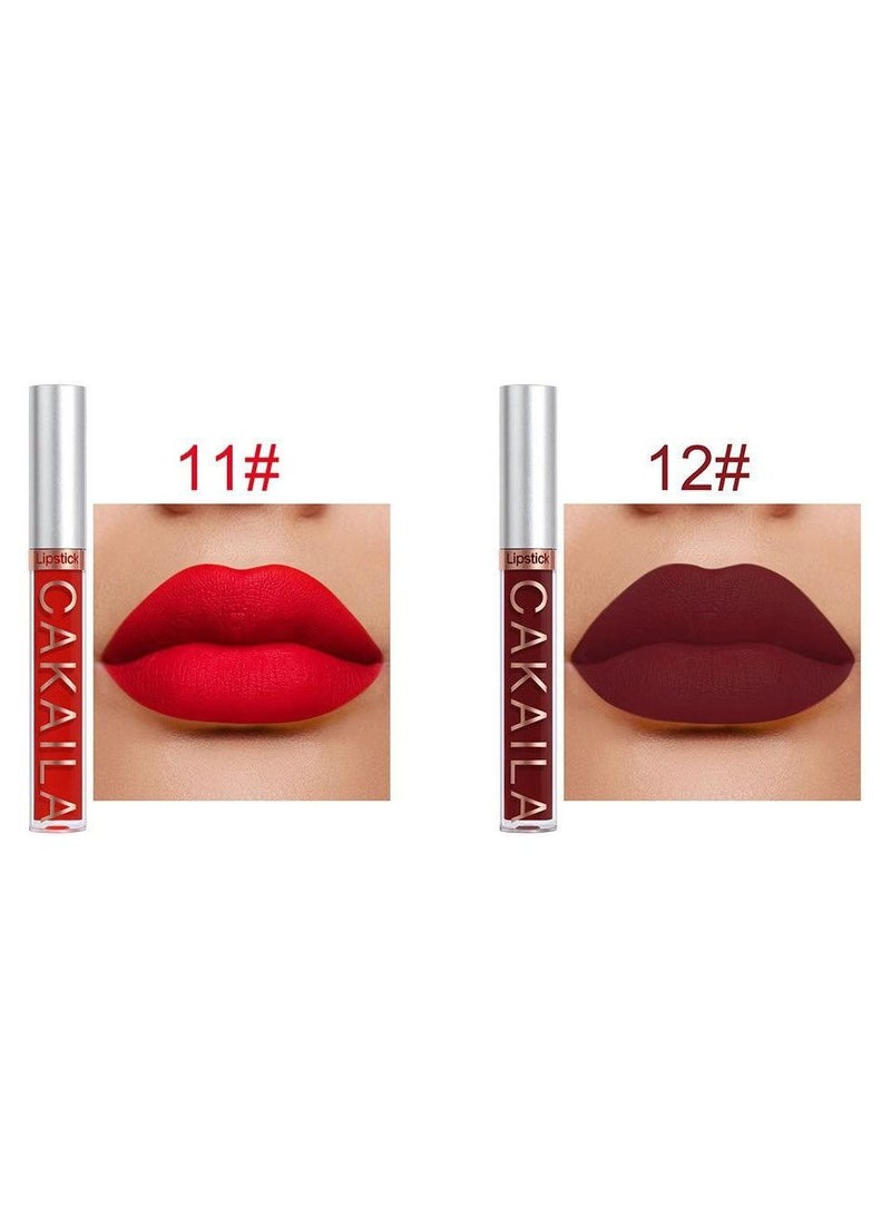 CAKAILA 6-Piece Matte Waterproof Liquid Lipgloss Set B  - Image 5